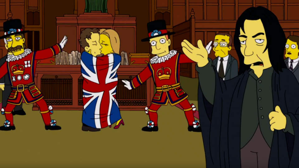Simpsons Snape
